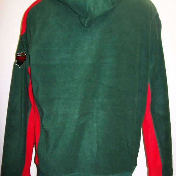 MINNESOTA WILD NHL FUZZY FLEECE HOODY M L XL 2X - Picture 8 of 12